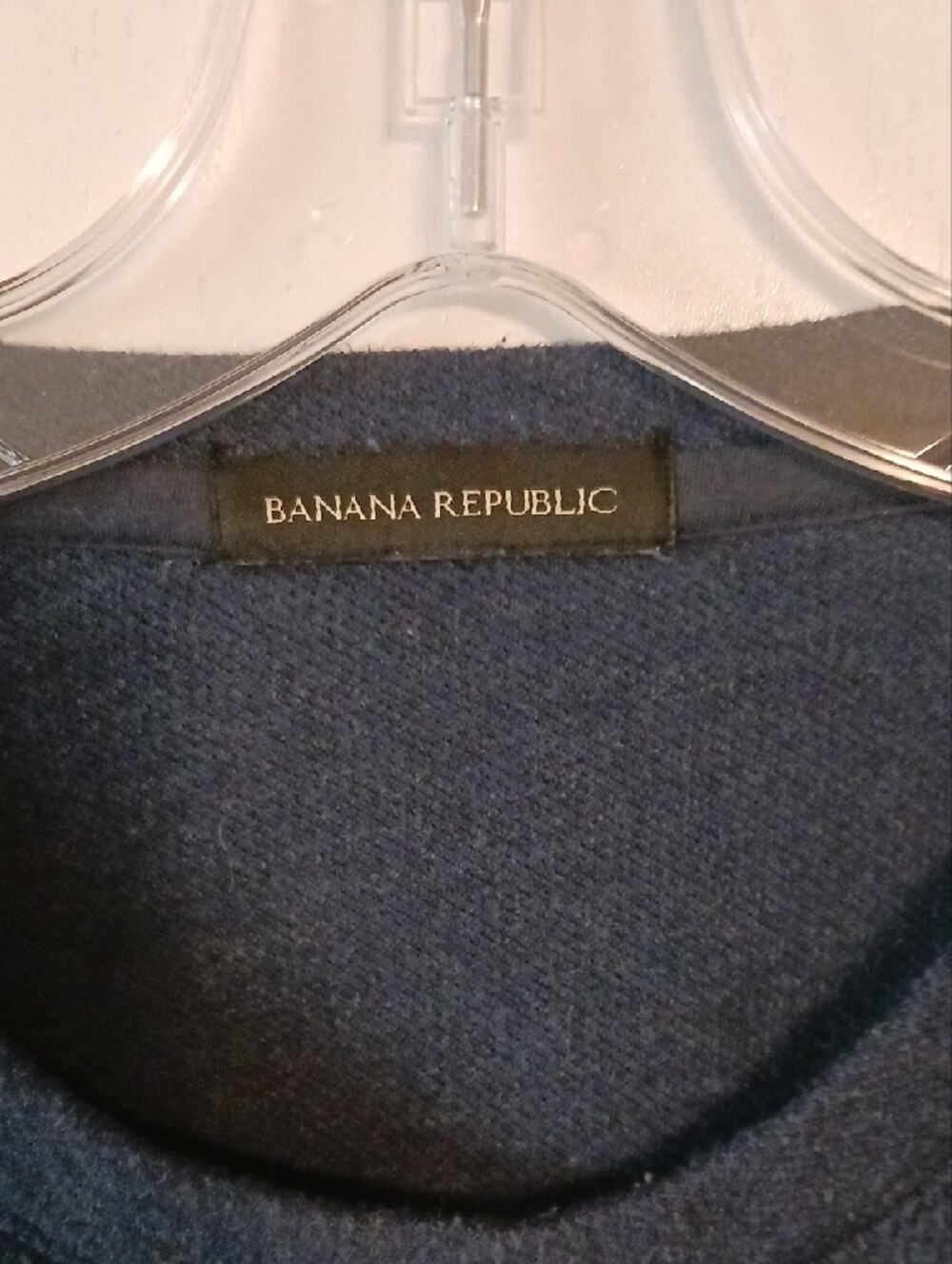 Banana Republic Men's Navy Crewneck Sweater - Picture 2 of 7